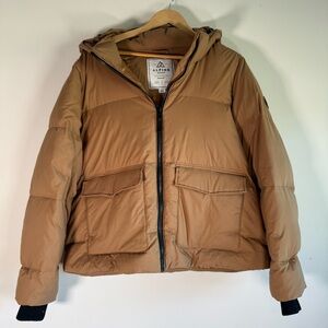 Alpine Design tan feather-down puffer jacket size XXL